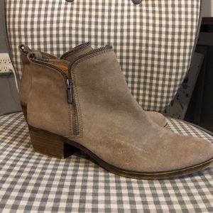 Leather Lucky Brand booties